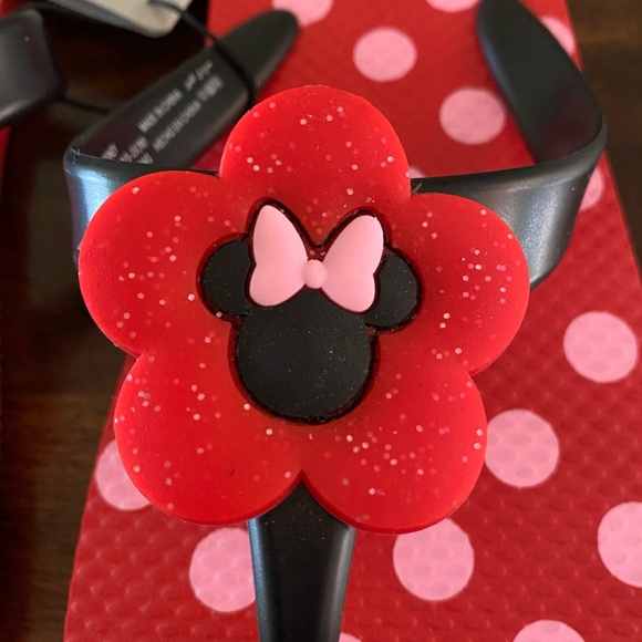 Disney Store Minnie Mouse Polka Dot Sandals - Picture 2 of 7